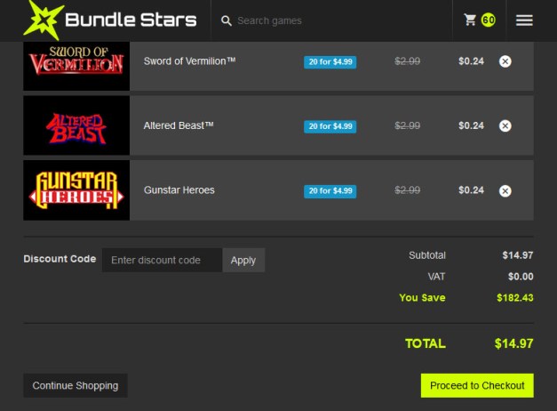 All 54 Genesis Games